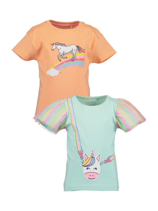 BLUE SEVEN BLUE SEVEN Majica  meta / marelica / roza / bela