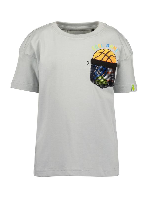 BLUE SEVEN BLUE SEVEN Majica  modra / siva / svetlo oranžna / črna