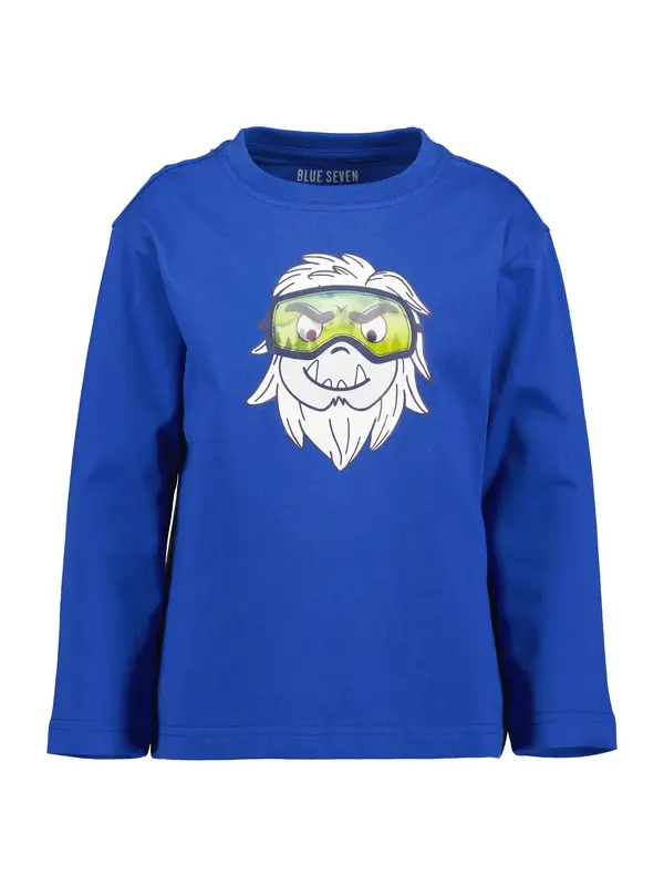 BLUE SEVEN BLUE SEVEN Majica  ultra mornarsko modra / zelena / svetlo zelena / bela
