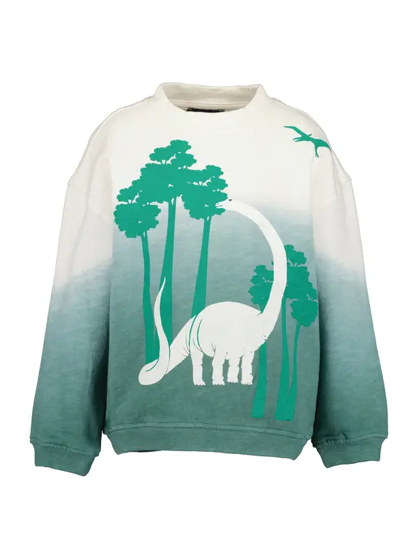 BLUE SEVEN BLUE SEVEN Majica  zelena / petrol / off-bela