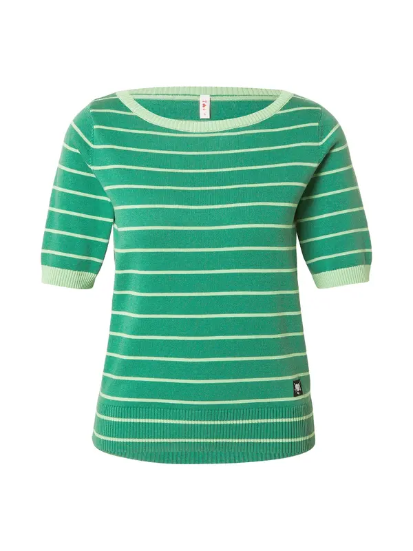 Blutsgeschwister Blutsgeschwister Pulover 'Pretty Preppy'  jabolko / travnato zelena