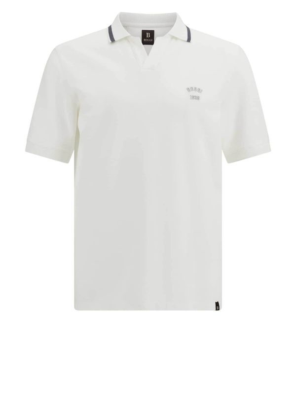 Boggi Milano Boggi Milano Majica  črna / bela