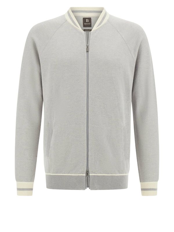 Boggi Milano Boggi Milano Prehodna jakna  ecru / siva