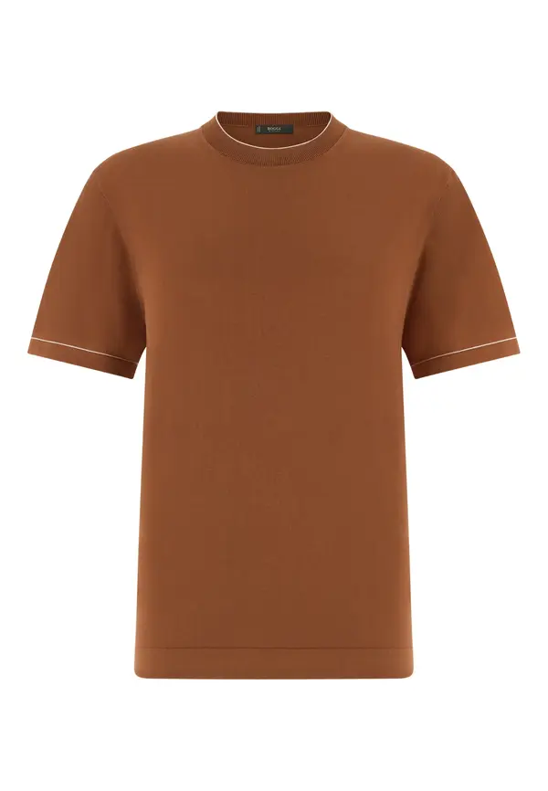 Boggi Milano Boggi Milano Pulover  temno oranžna