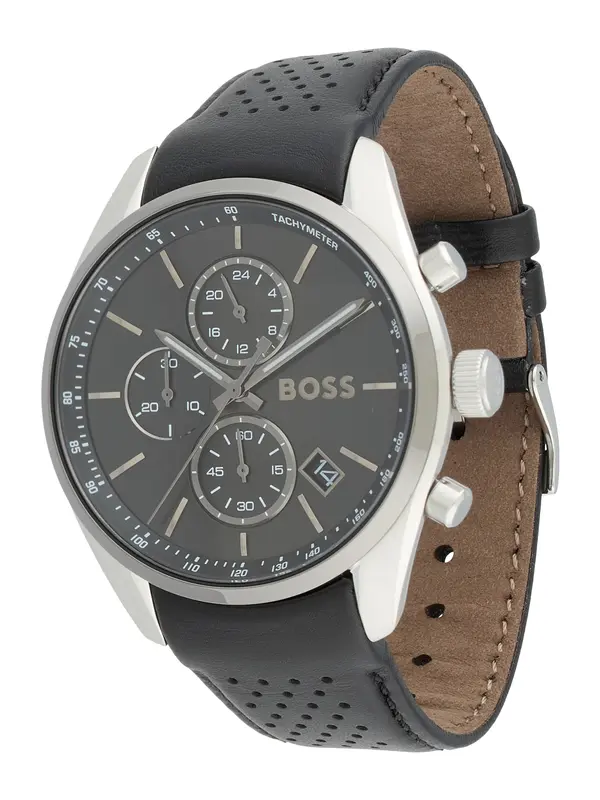 BOSS BOSS Analogna ura 'GRAND PRIX 44'  črna