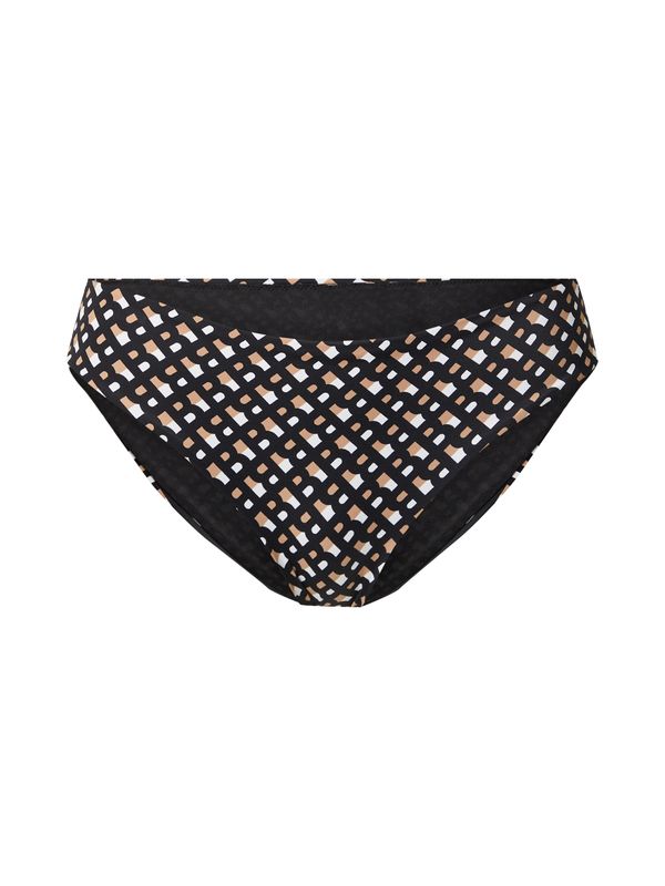 BOSS BOSS Bikini hlačke 'CLASSIC'  bež / črna / bela