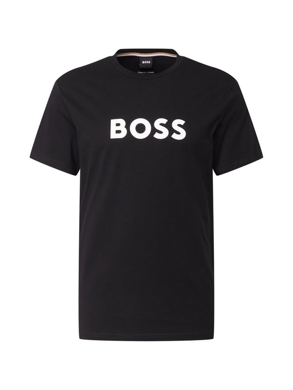 BOSS Black BOSS Black Majica  črna / bela