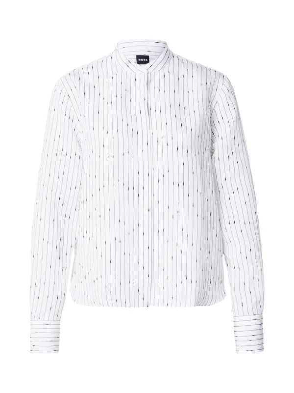 BOSS BOSS Bluza 'Bertyna'  črna / bela