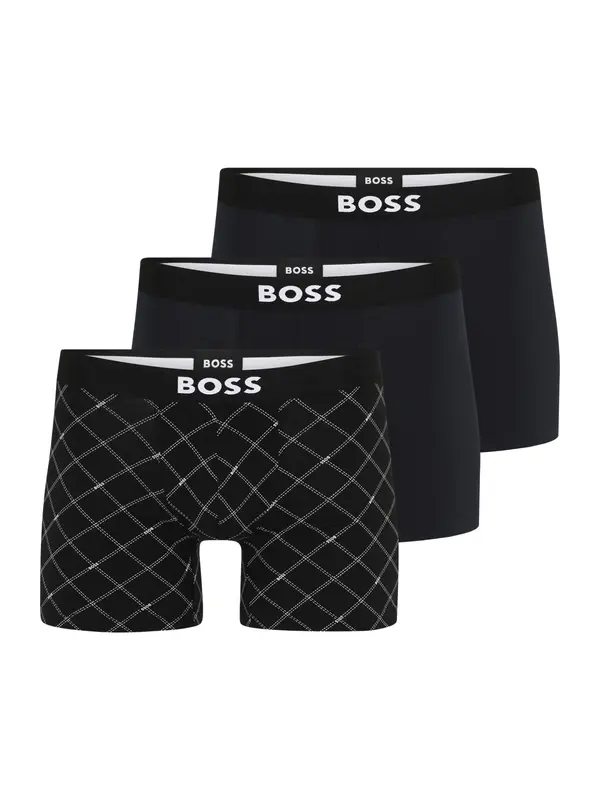 BOSS BOSS Boksarice  črna / bela
