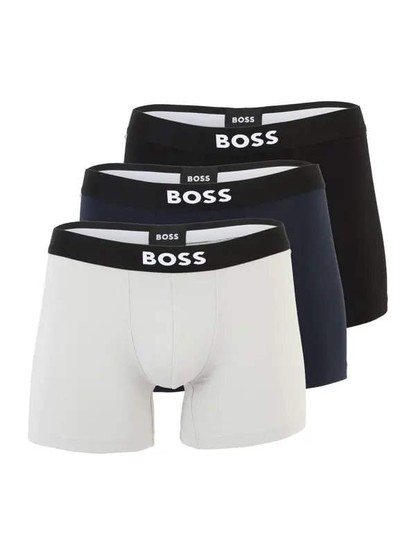 BOSS BOSS Boksarice  ecru / mornarska / črna / bela