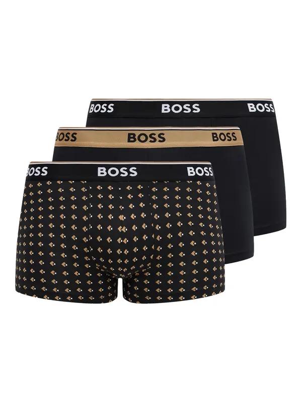 BOSS BOSS Boksarice 'Power'  bež / črna / bela