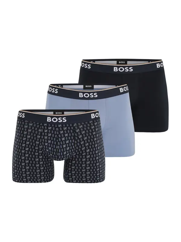 BOSS BOSS Boksarice 'Power Des'  marine / svetlo modra / rjava / bela