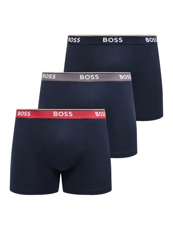BOSS BOSS Boksarice 'Power'  mornarska / temno siva / rdeča / bela