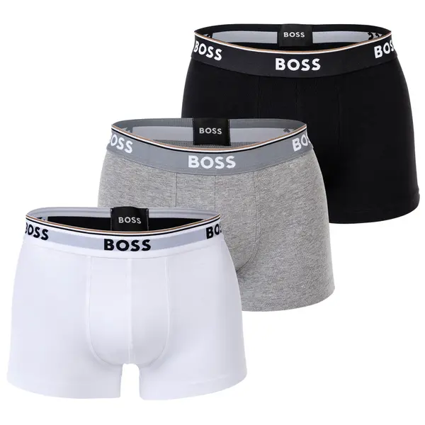 BOSS BOSS Boksarice 'Power'  pegasto siva / črna / bela