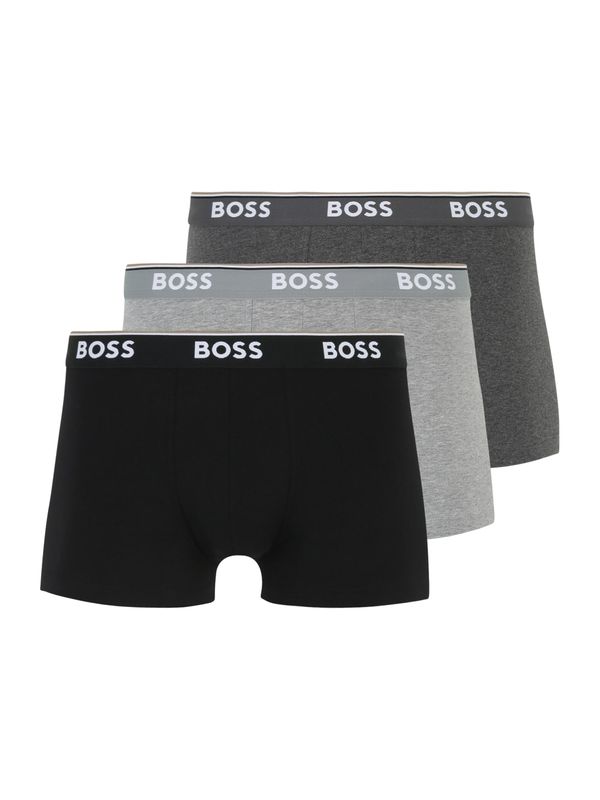BOSS BOSS Boksarice 'Power'  temno siva / pegasto siva / črna / bela