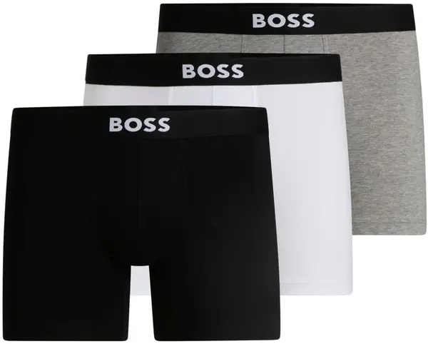 BOSS BOSS Boksarice  siva / črna / bela
