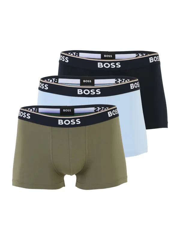 BOSS BOSS Boksarice  svetlo modra / oliva / črna / bela