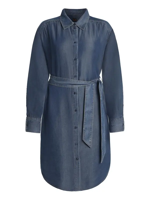 BOSS BOSS Dolga srajca 'Delegant_1'  moder denim