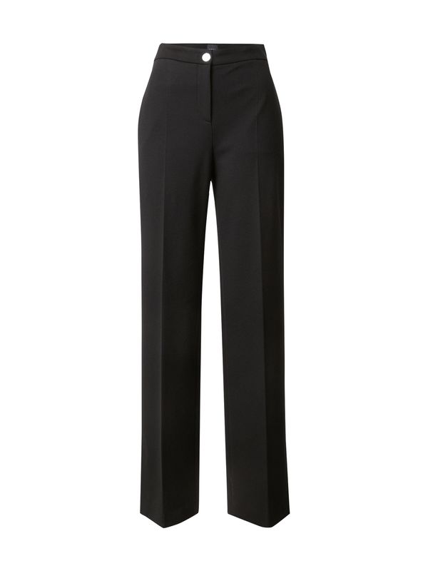 BOSS BOSS Hlače z naborki 'Tilda7'  črna