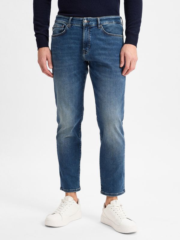 BOSS BOSS Kavbojke 'Re.Maine'  moder denim / rjava