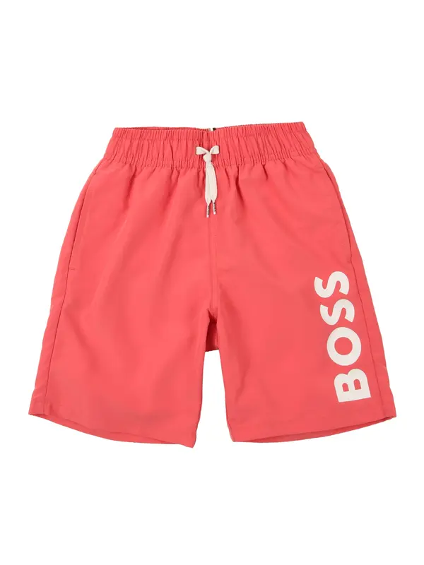 BOSS BOSS Kratke kopalne hlače  bež / melona