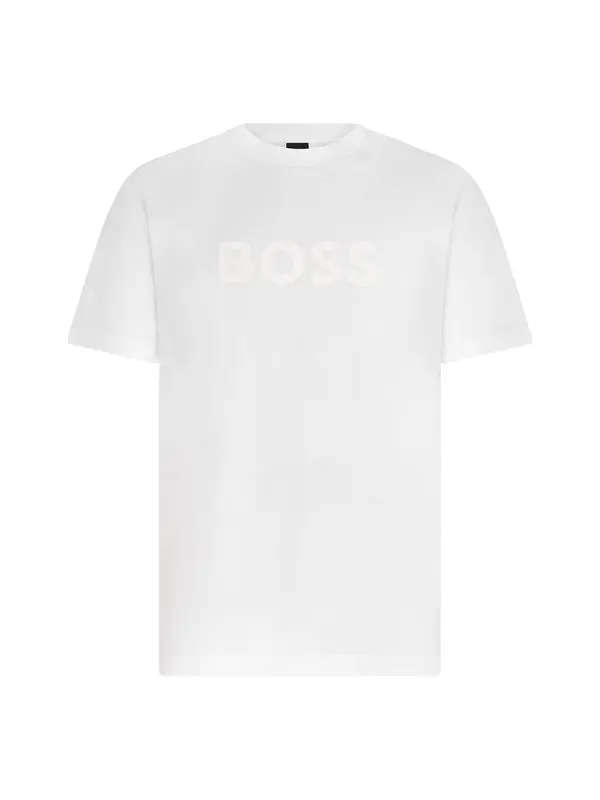 BOSS BOSS Majica  bela / jajčna lupina