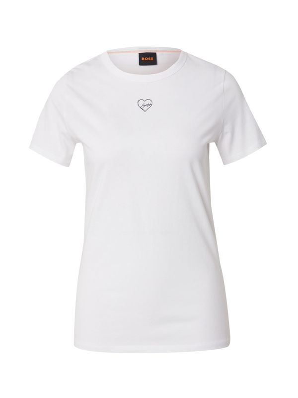 BOSS BOSS Majica 'C Elogo 21'  črna / bela