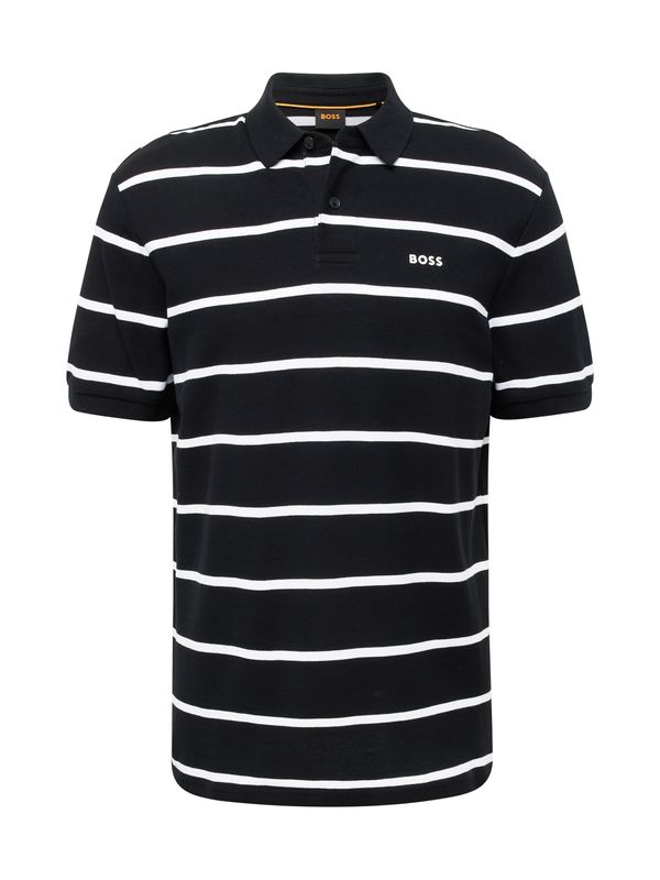 BOSS BOSS Majica  črna / bela