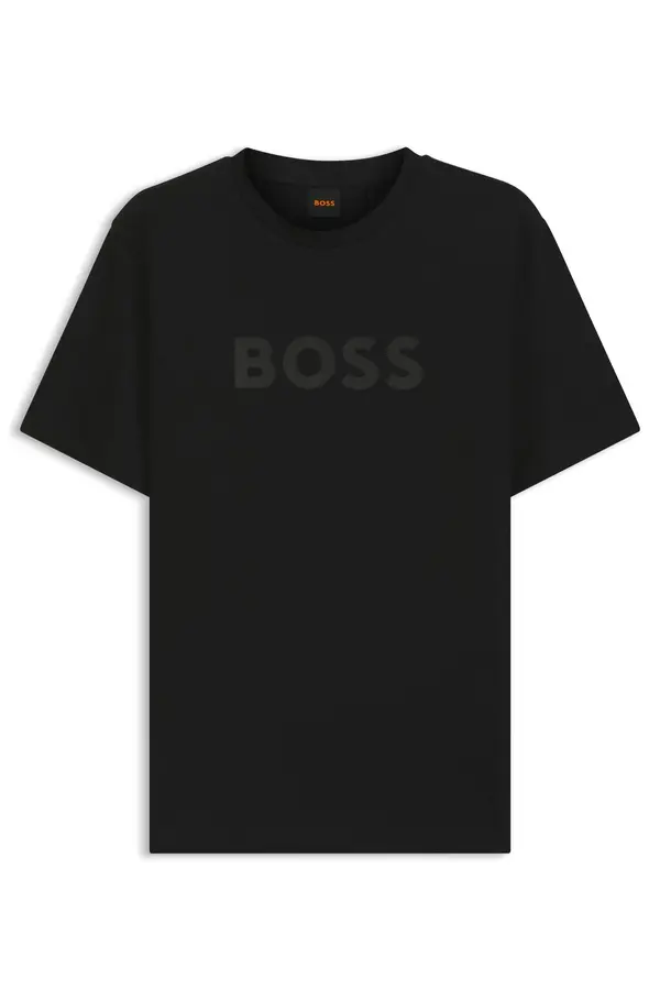 BOSS BOSS Majica  grafit / črna