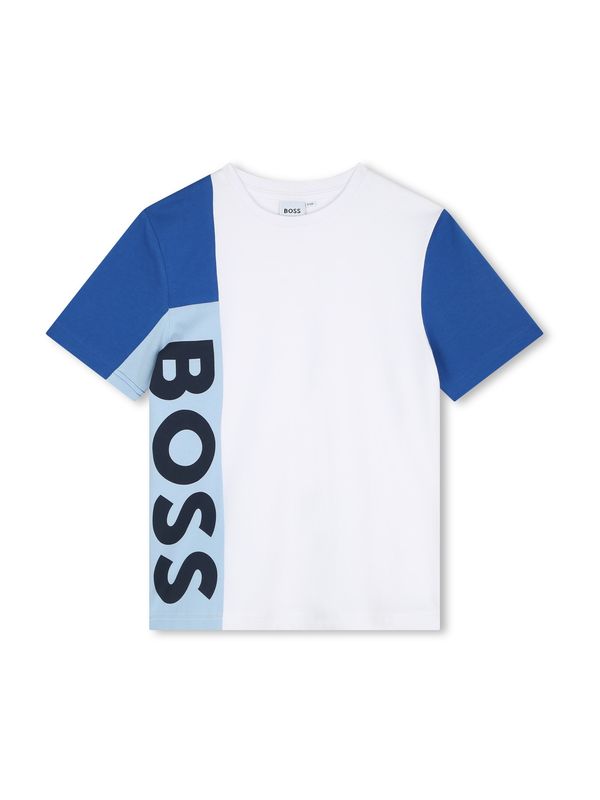 BOSS BOSS Majica  marine / kraljevo modra / svetlo modra / bela