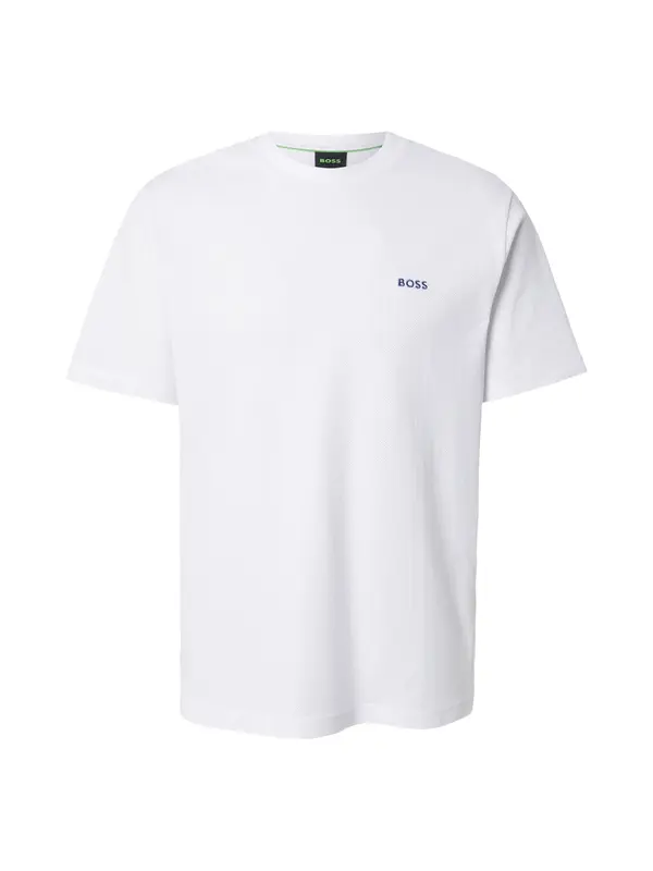 BOSS BOSS Majica 'Member'  moder denim / bela