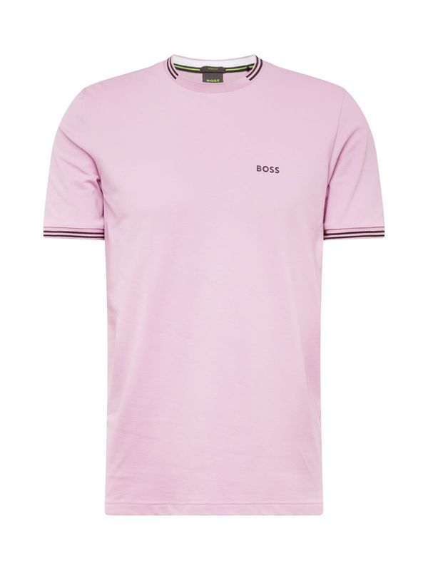 BOSS BOSS Majica ' Taul '  pastelno roza / črna