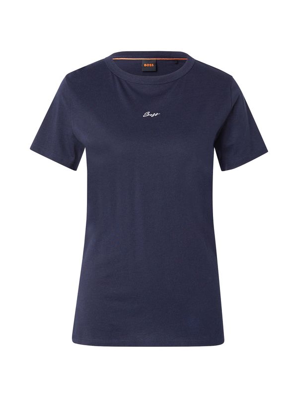 BOSS BOSS Majica  temno modra / bela