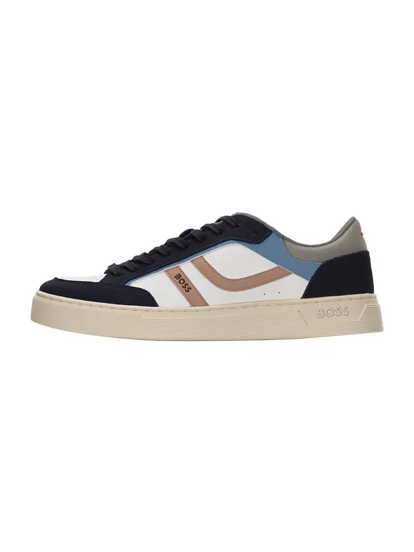 BOSS BOSS Nizke superge 'Rhys_Tenn'  marine / moder denim / mokka / volneno bela