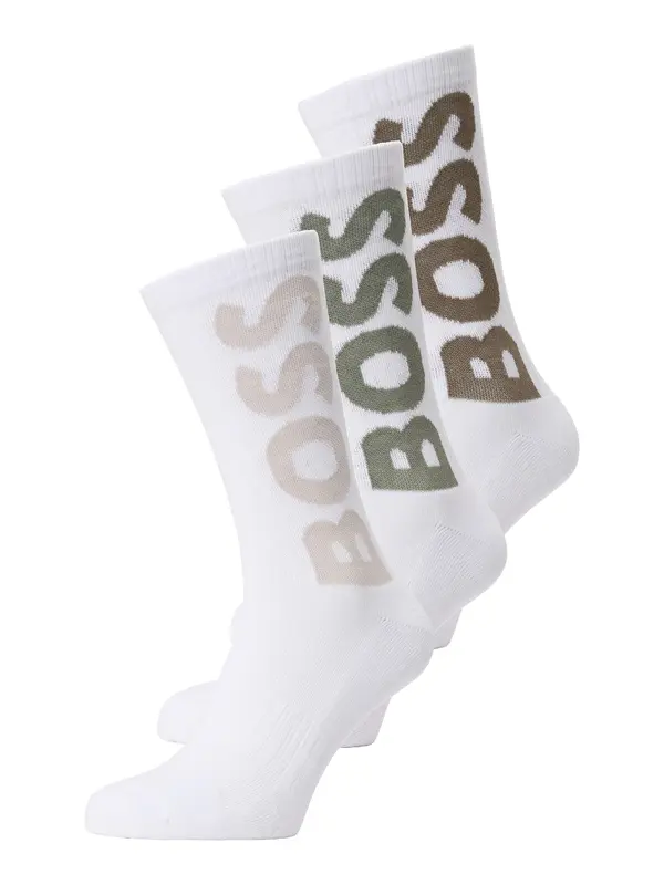 BOSS BOSS Nogavice  bež / rjava / oliva / bela