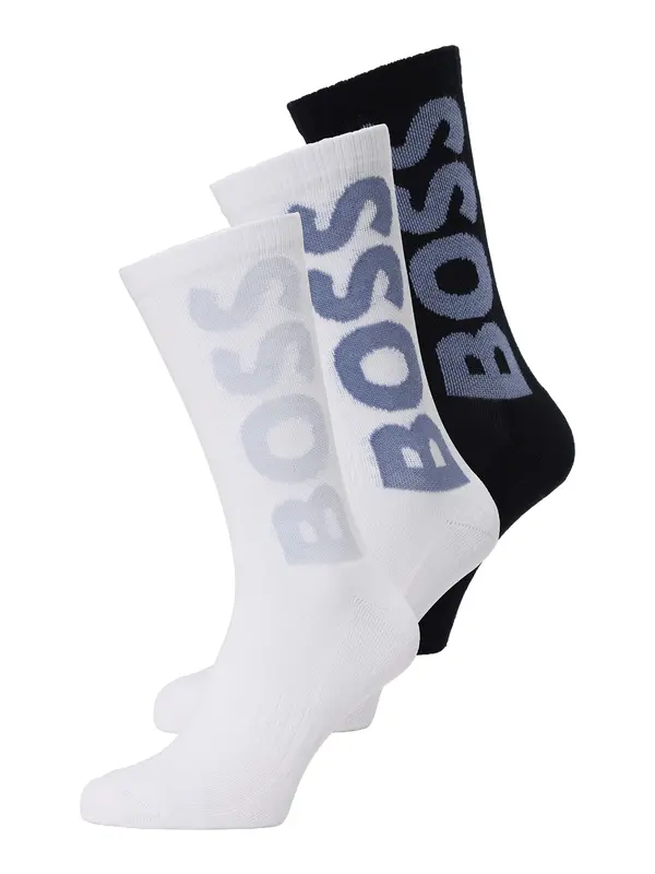 BOSS BOSS Nogavice  safir / golobje modra / črna / bela