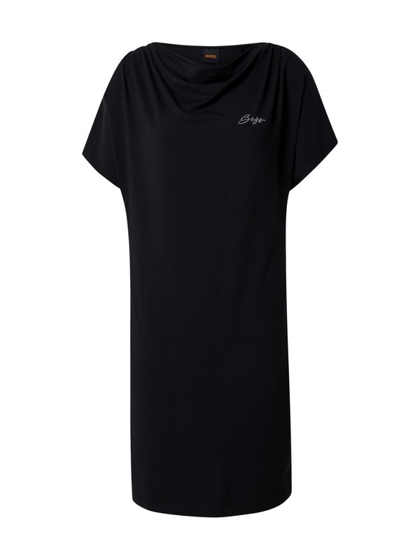 BOSS BOSS Obleka 'C_Esja'  črna / srebrna