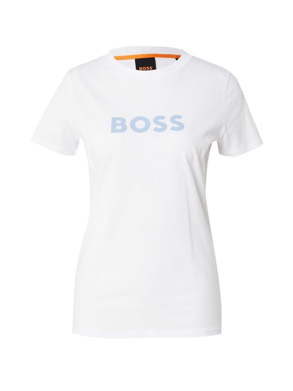 BOSS Orange BOSS Orange Majica 'Elogo 5'  svetlo modra / off-bela