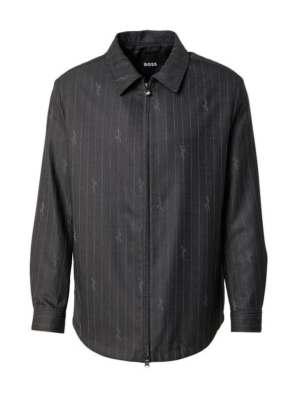 BOSS BOSS Prehodna jakna 'C-Carper'  siva / temno siva