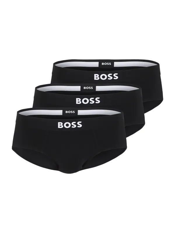 BOSS BOSS Spodnje hlačke  črna / bela