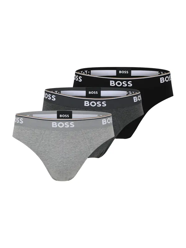 BOSS BOSS Spodnje hlačke  siva / temno siva / črna / bela
