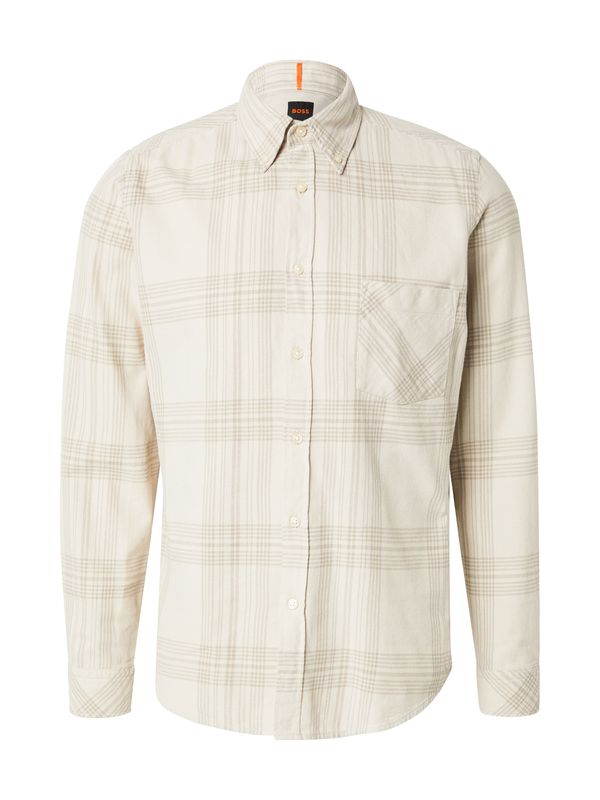 BOSS BOSS Srajca 'Rickert_M'  bež / temno bež