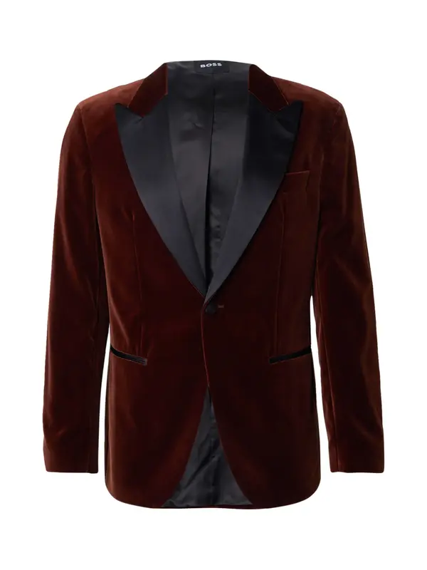 BOSS BOSS Suknjič 'H-Hutson-Tux-254'  mandarina / črna