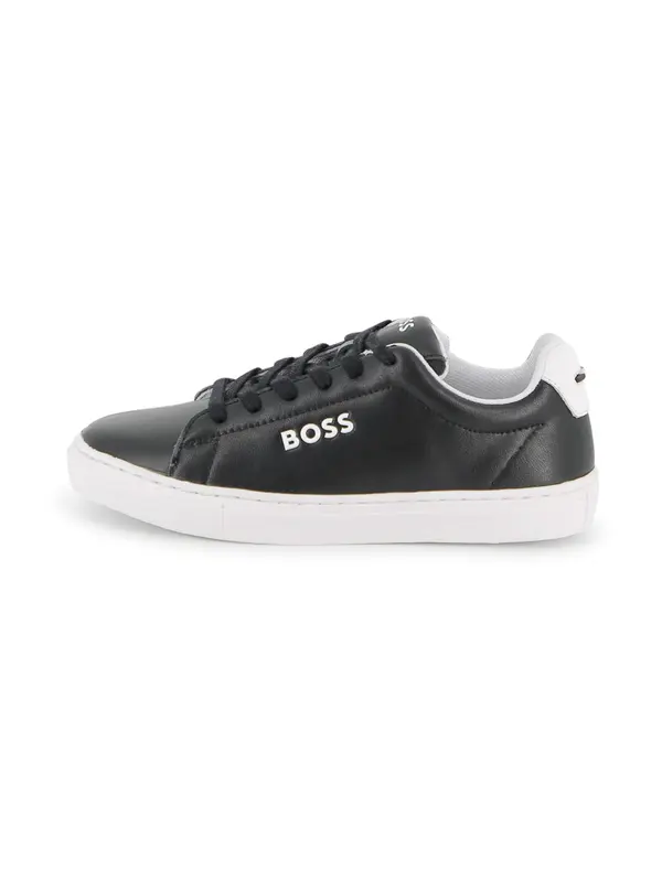 BOSS BOSS Superge 'BASKET'  črna / bela