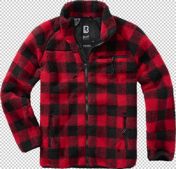 Brandit Brandit Jopa iz flisa  rdeča / črna