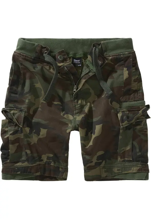 Brandit Brandit Kargo hlače 'Packham'  temno rjava / kaki / temno zelena / črna
