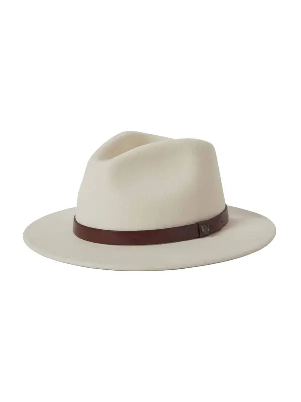 Brixton Brixton Kapa 'MESSER FEDORA'  čokolada / naravno bela