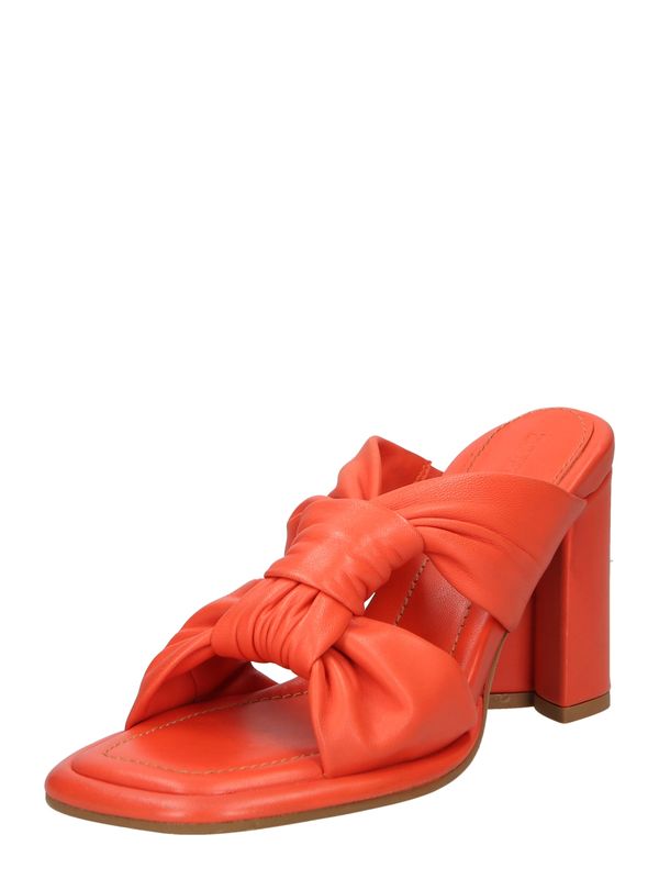 BRONX BRONX Nizki natikači 'Leia-lee'  oranžno rdeča