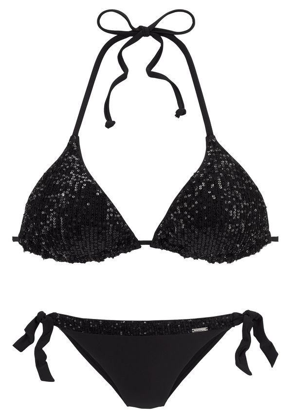 BRUNO BANANI BRUNO BANANI Bikini  črna / srebrna