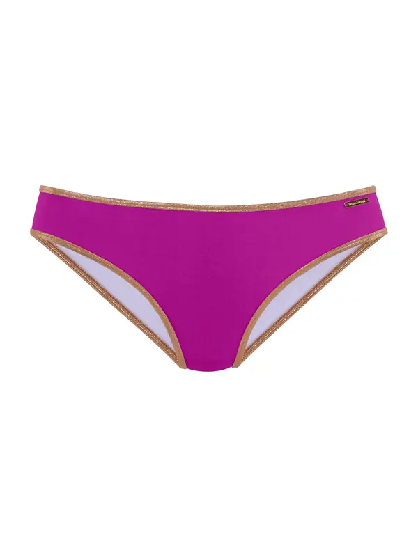 Bruno Banani Bruno Banani Bikini hlačke 'Milano'  zlata / neonsko lila